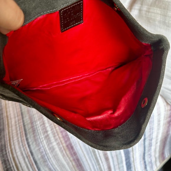 Dooney & Bourke Mini Bag Suede Fantastic Condition - Picture 5 of 5